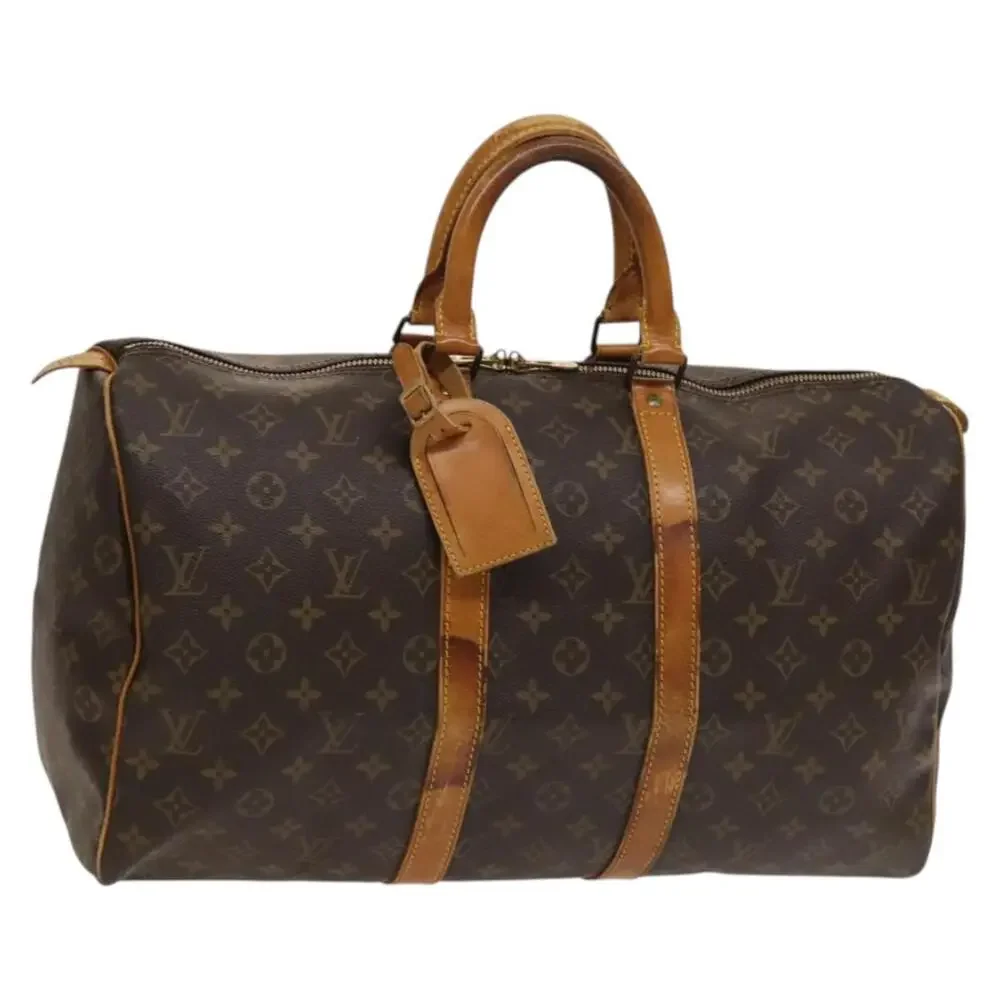 LOUIS VUITTON Monogram Keepall 45 Boston Bag M41428